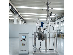 20L高温钛材复合板电动升降反应釜已完工发往上海
