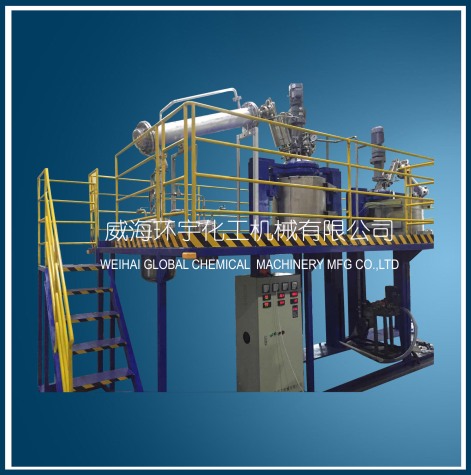 上海蒸馏反应釜系统带平台