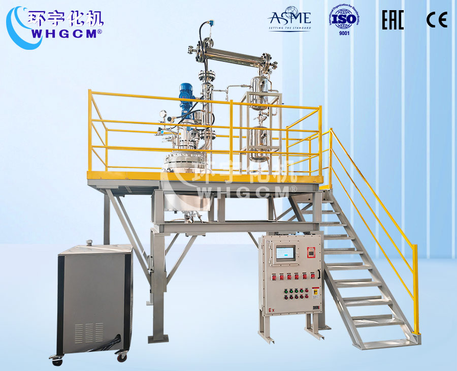 100L防爆不锈钢酯化反应釜装置